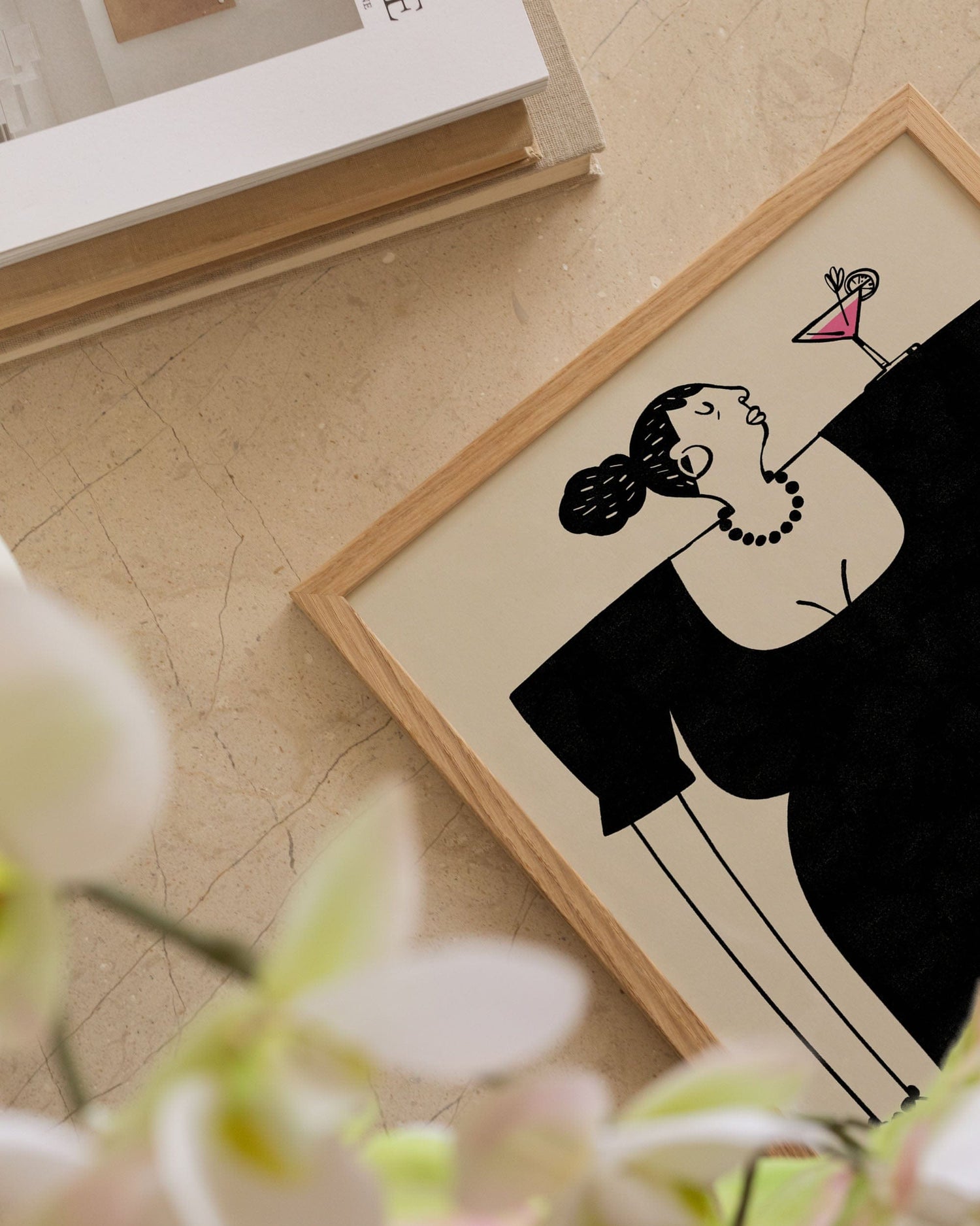 Cocktail party woman