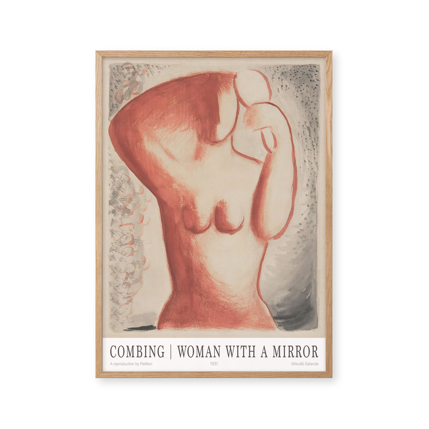 Combing Woman With a Mirror