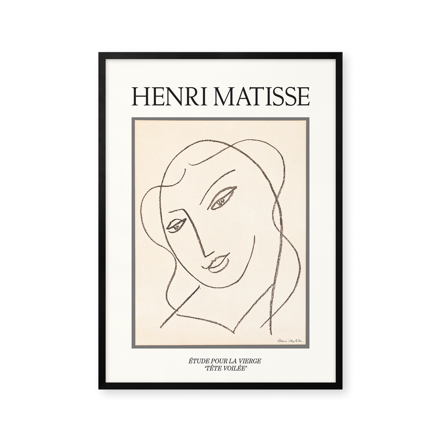 Study for the Virgin 'Veiled Head'