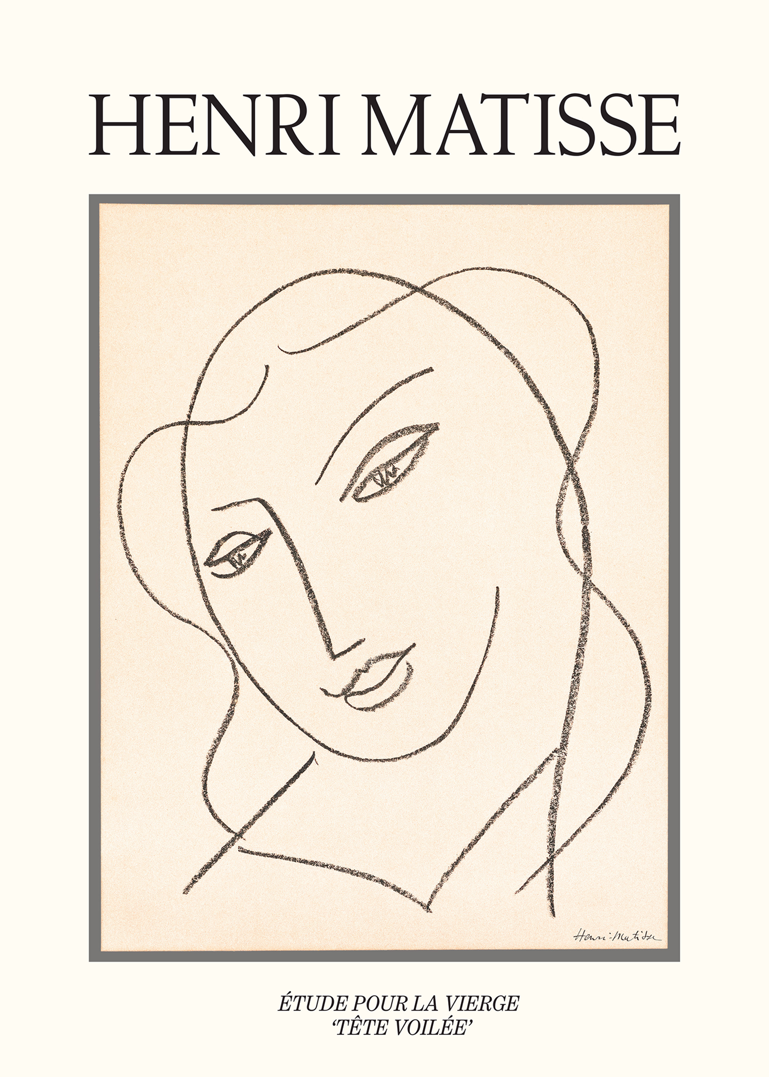 Study for the Virgin 'Veiled Head'