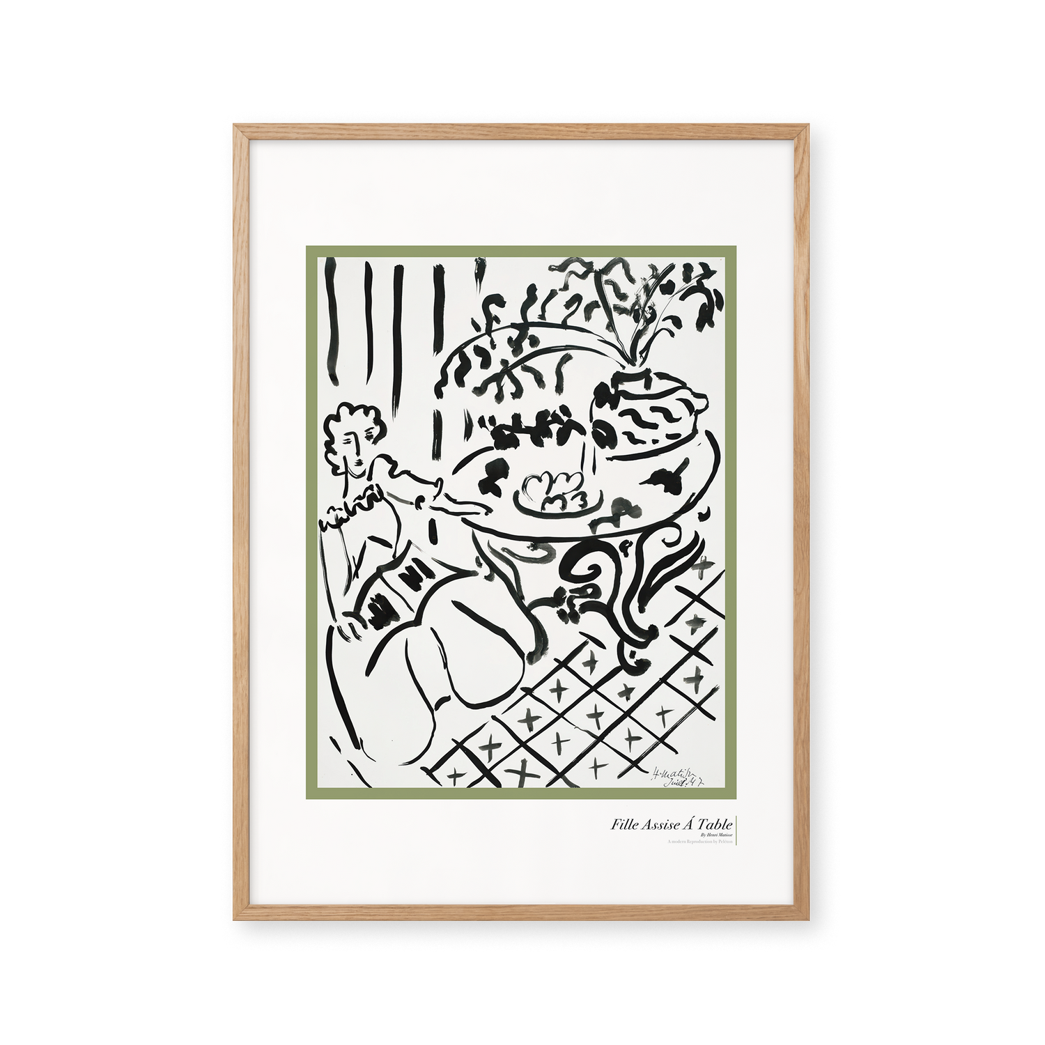 Girl Sitting at Table