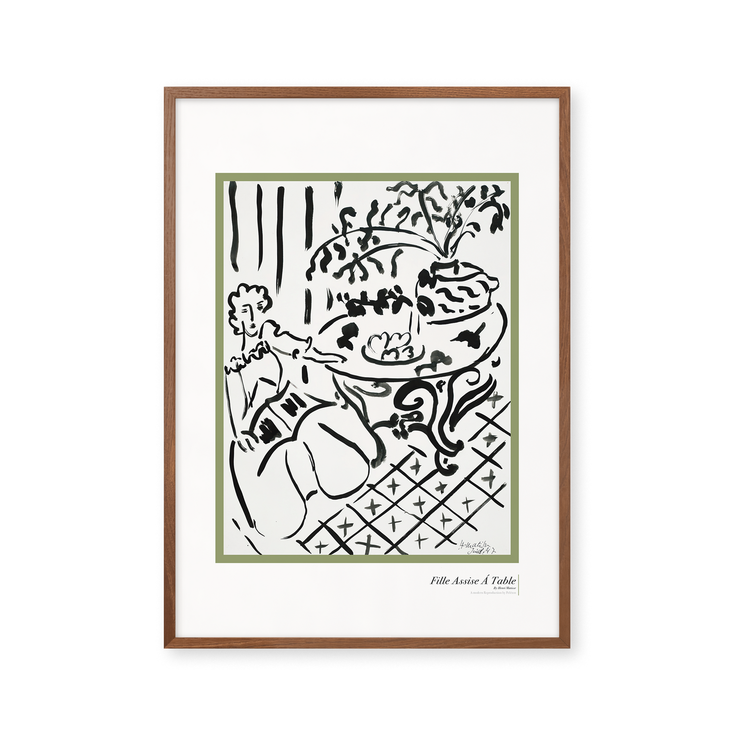 Girl Sitting at Table