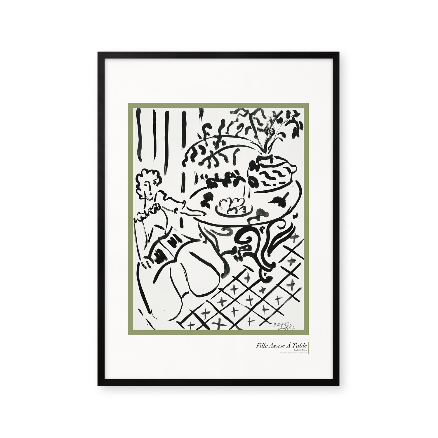 Girl Sitting at Table