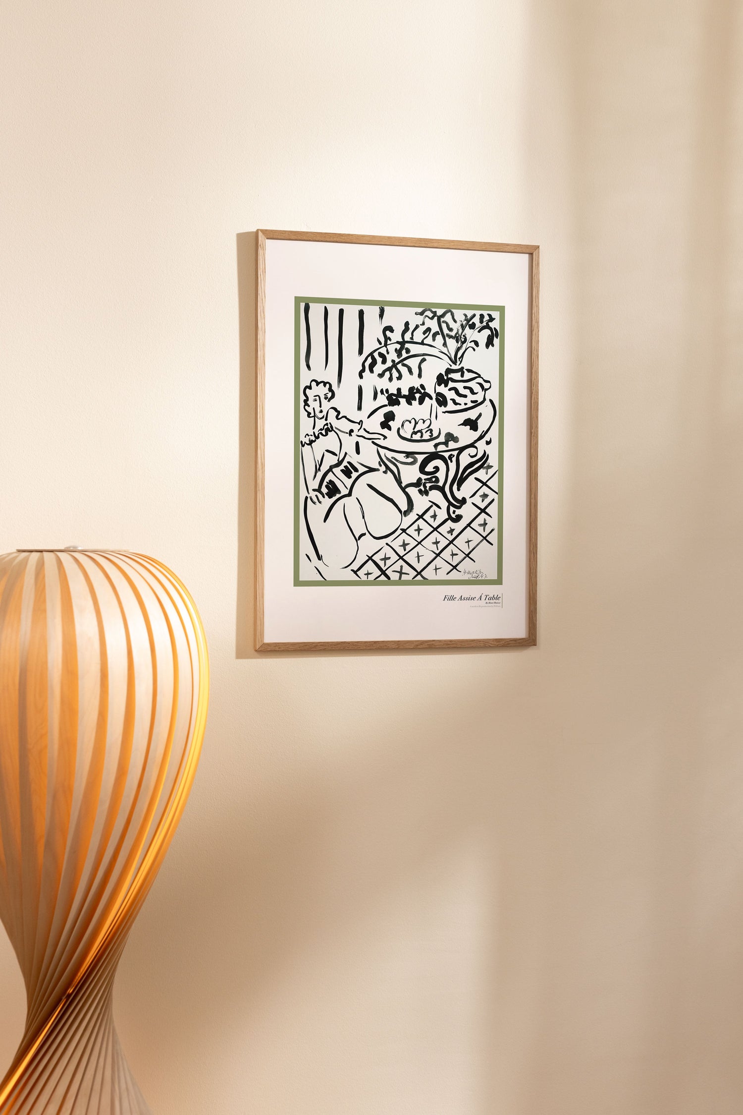 Girl Sitting at Table