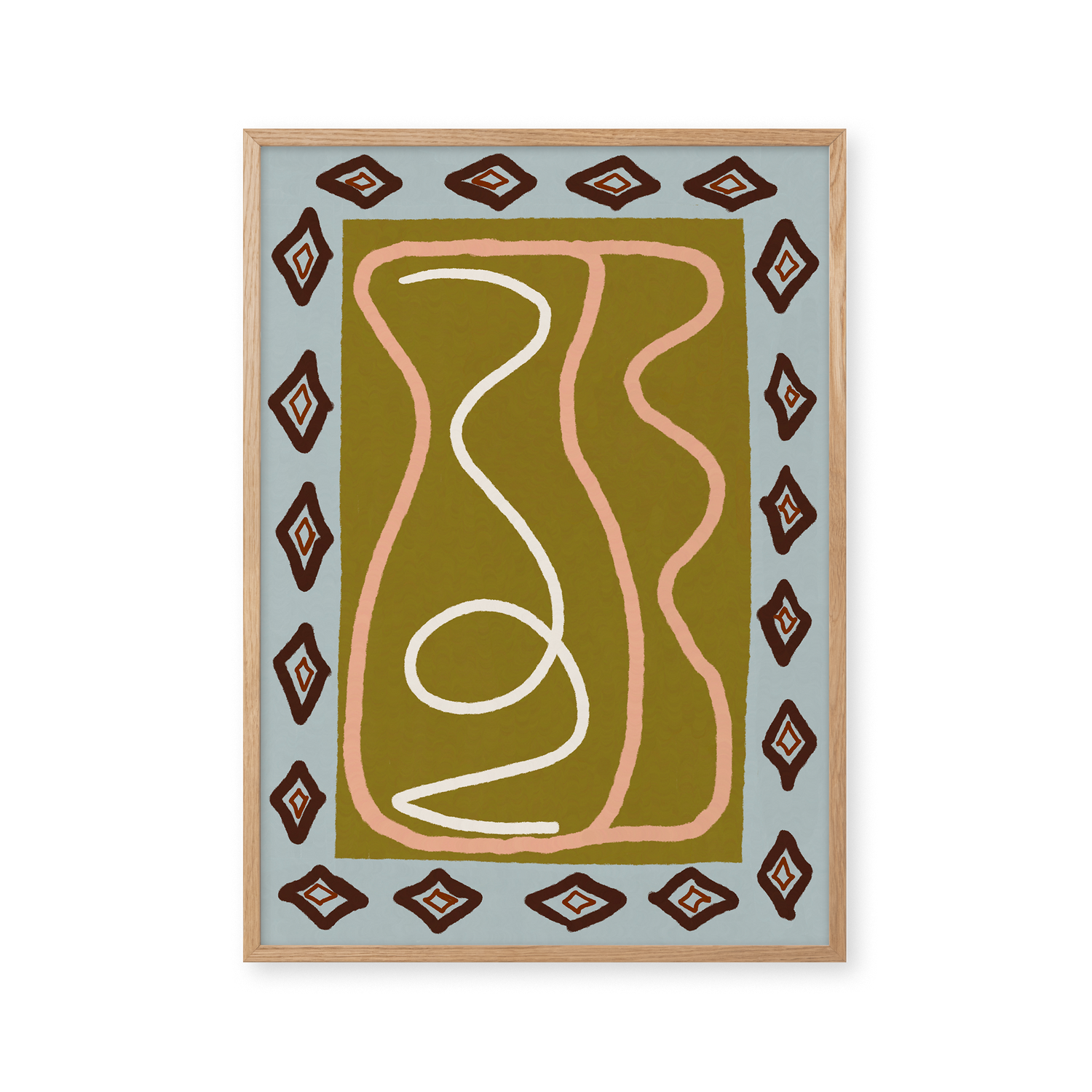 Geometric Abstract Vase
