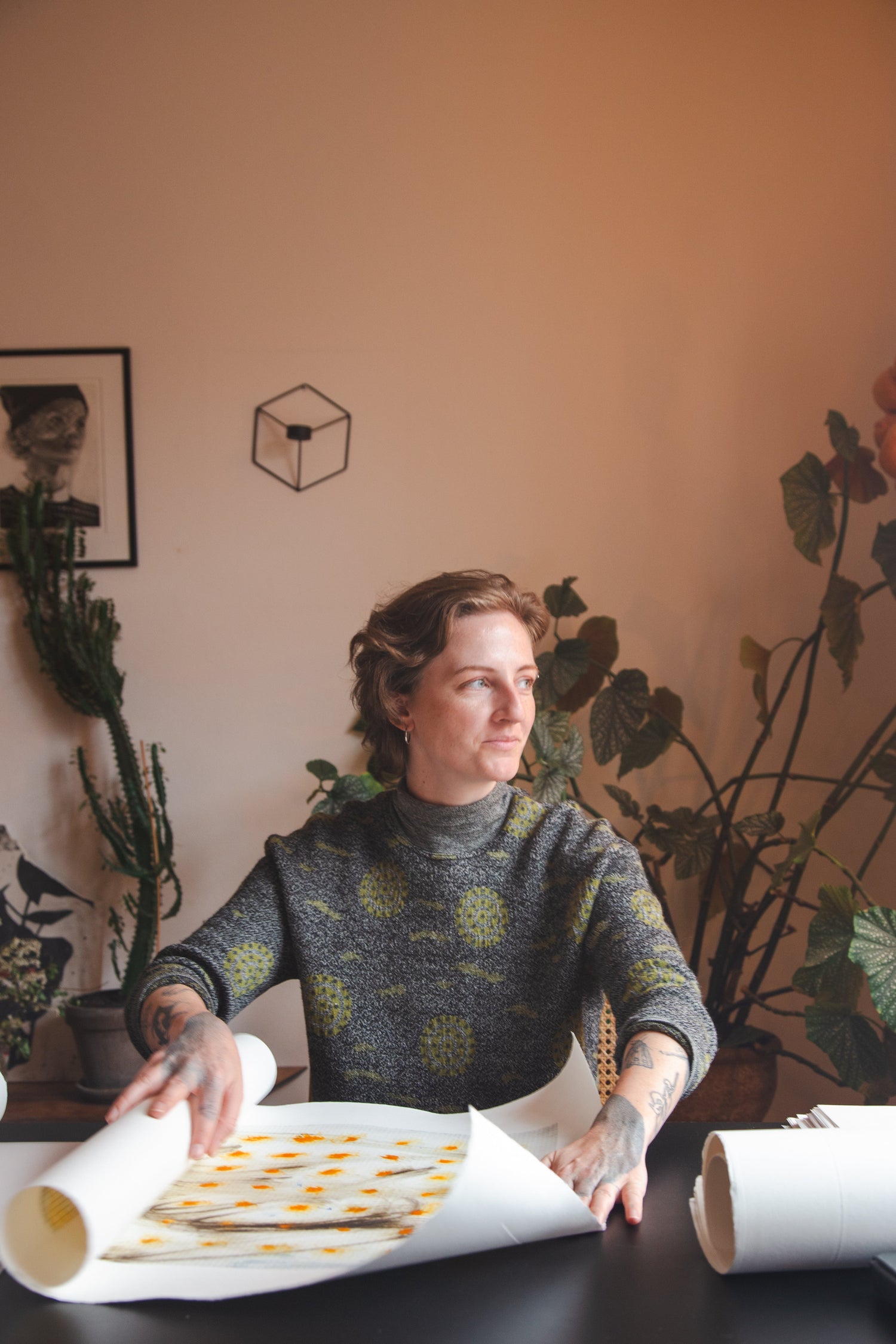 Monotype – Red Traces