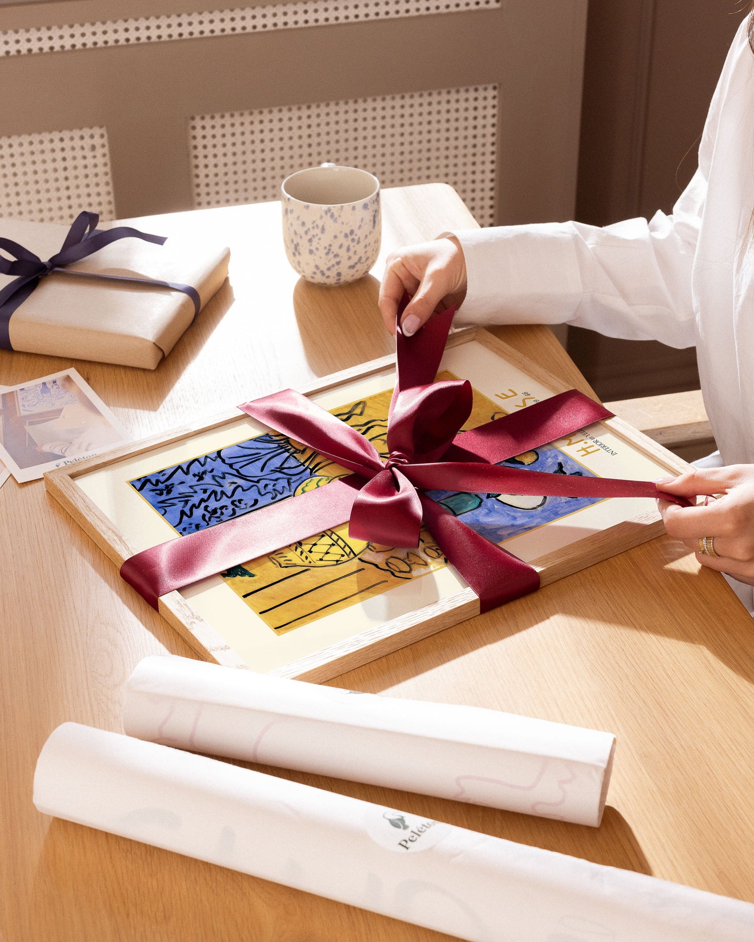 Interior In Yellow And Blue