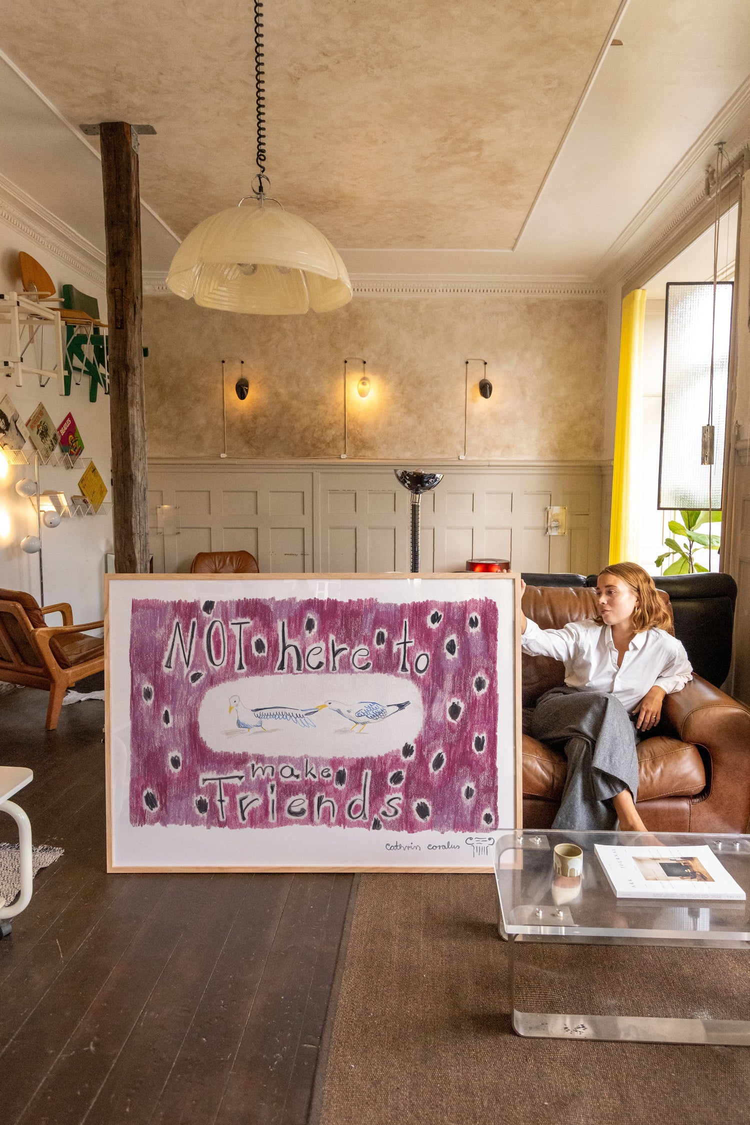 Not here to make friends