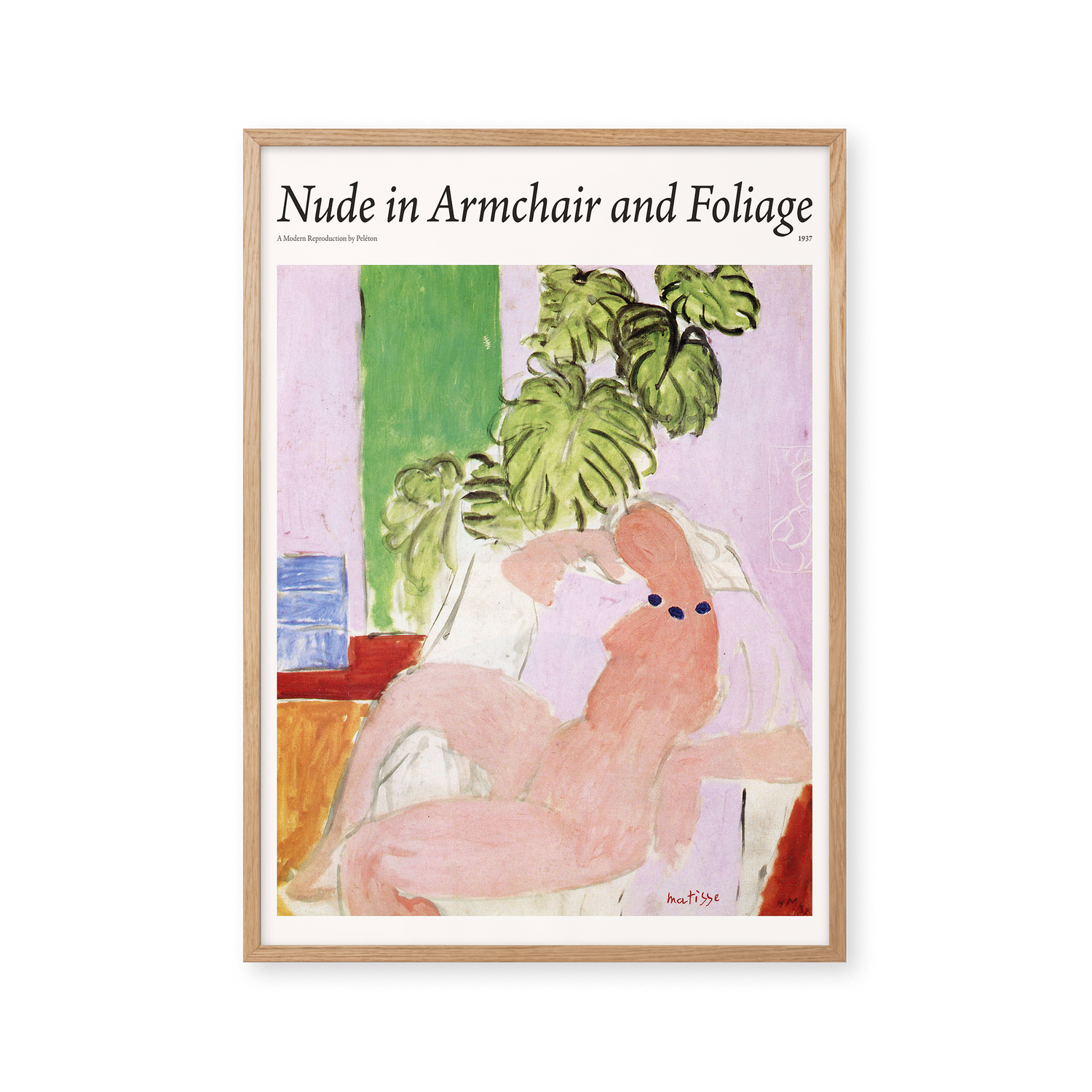 Nude in Armchair and Foliage