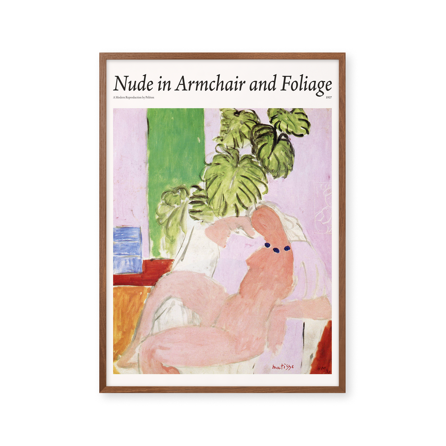 Nude in Armchair and Foliage