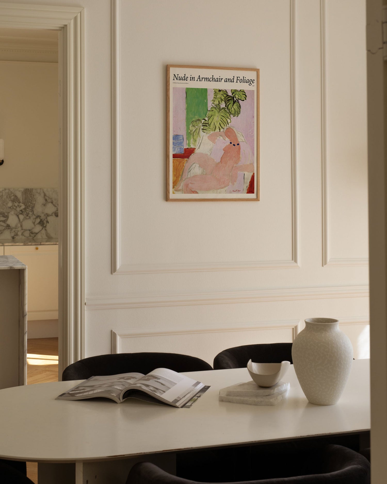 Nude in Armchair and Foliage