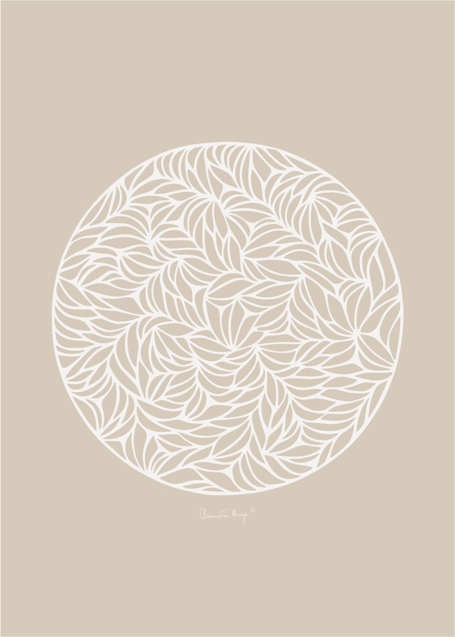 Papercut 05 - Beige