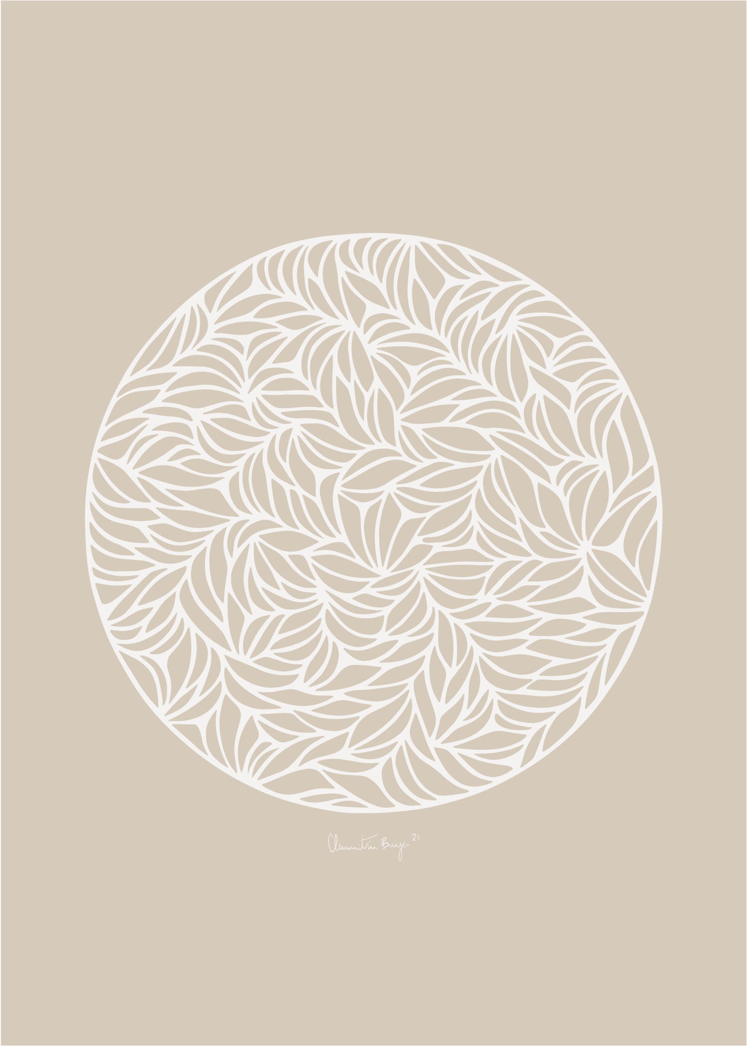 Papercut 05 - Beige