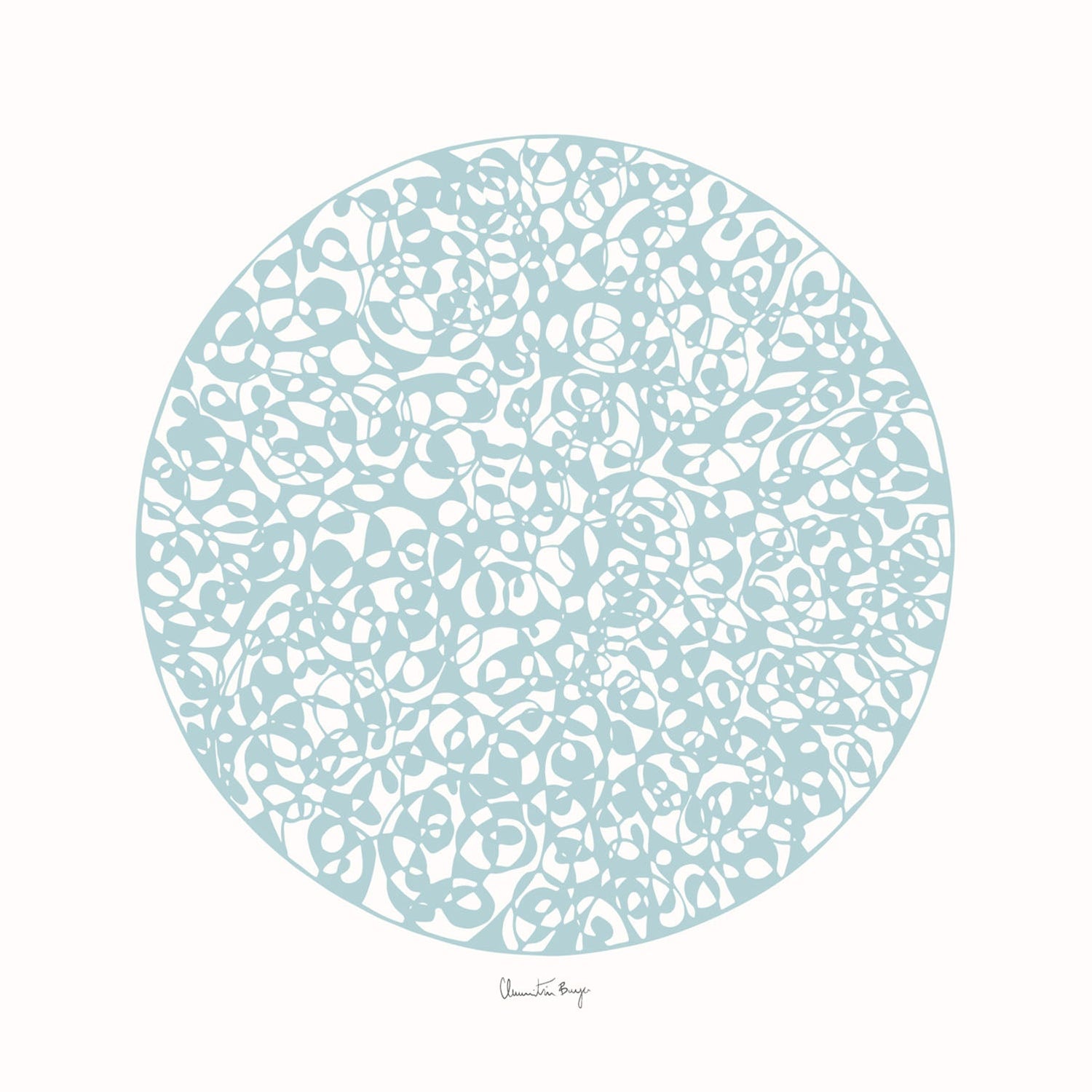 Papercut 10 - Moon blue