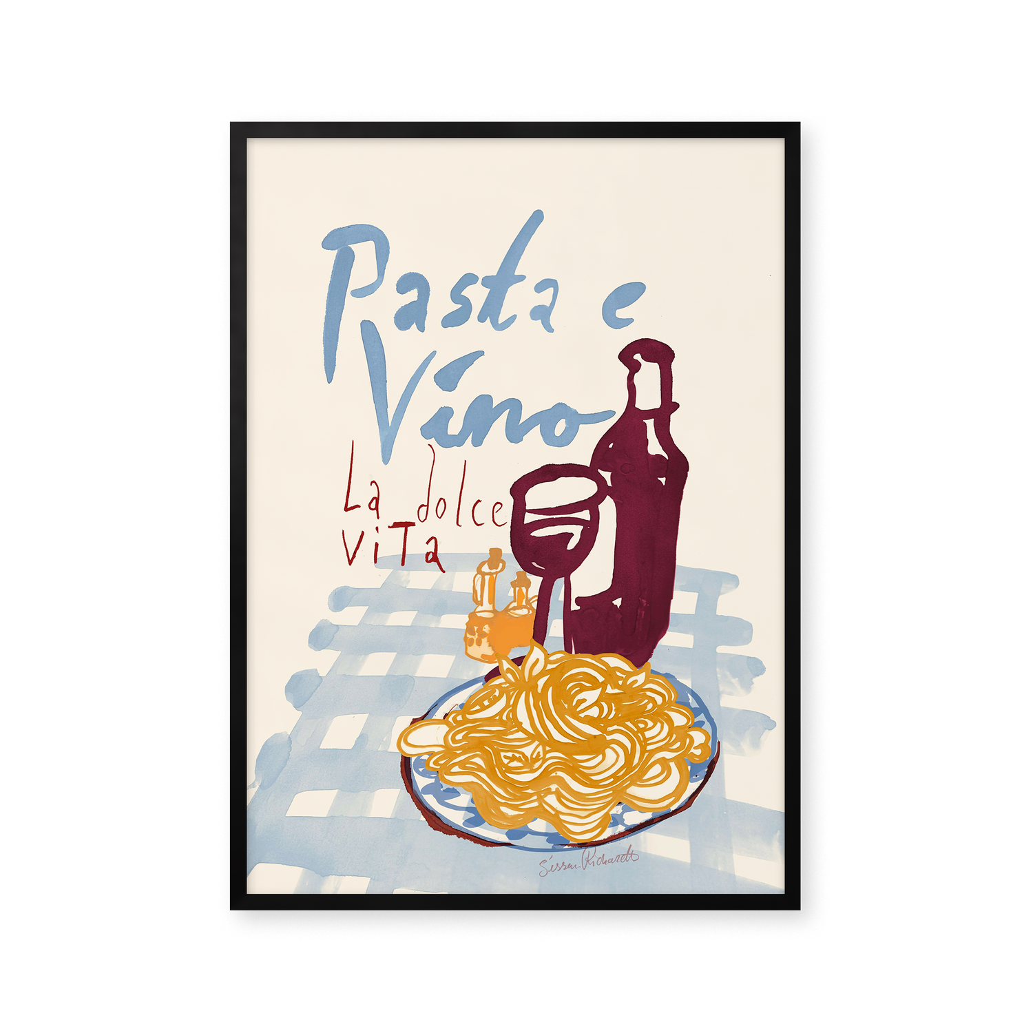 Pasta and Wine