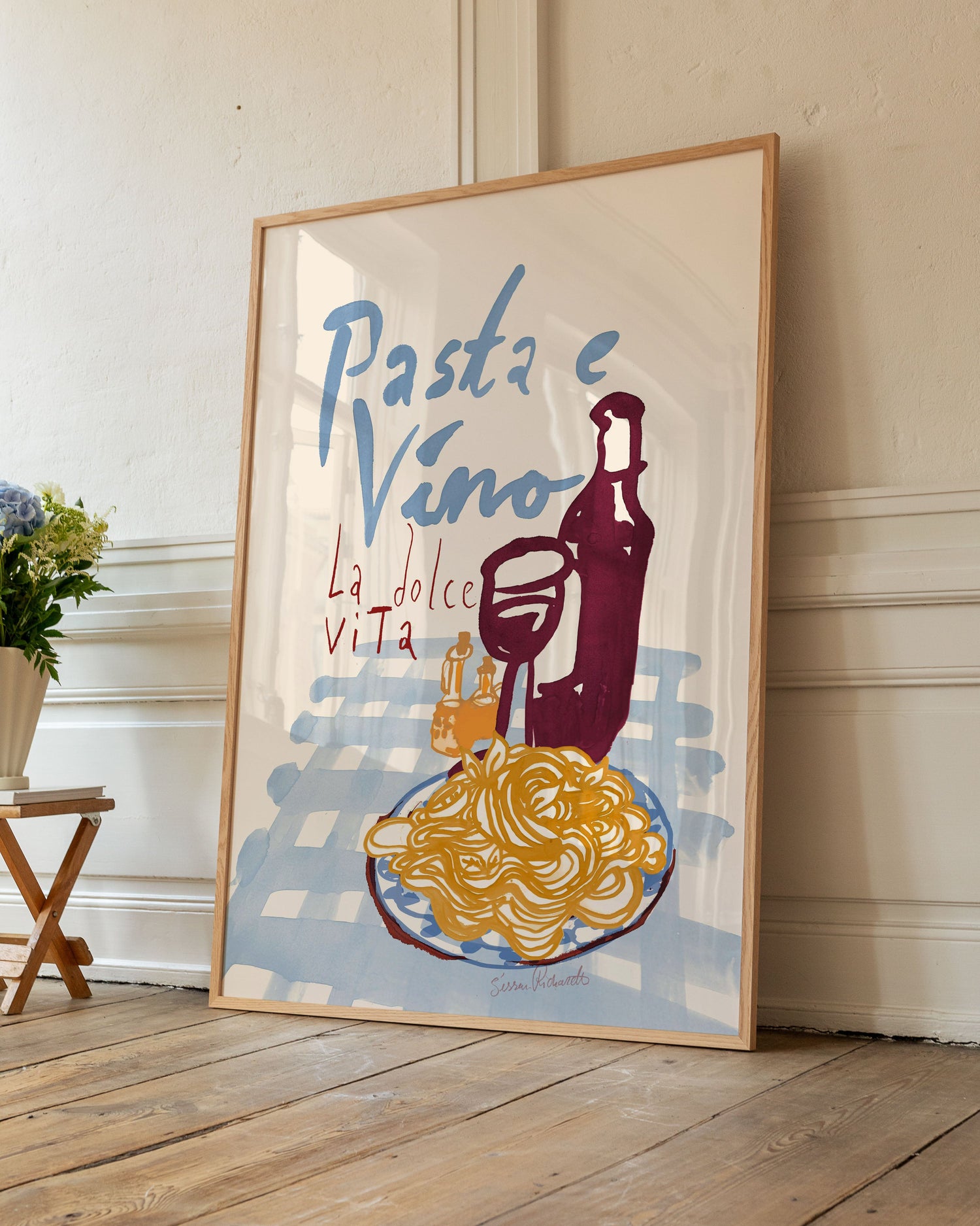 Pasta and Wine