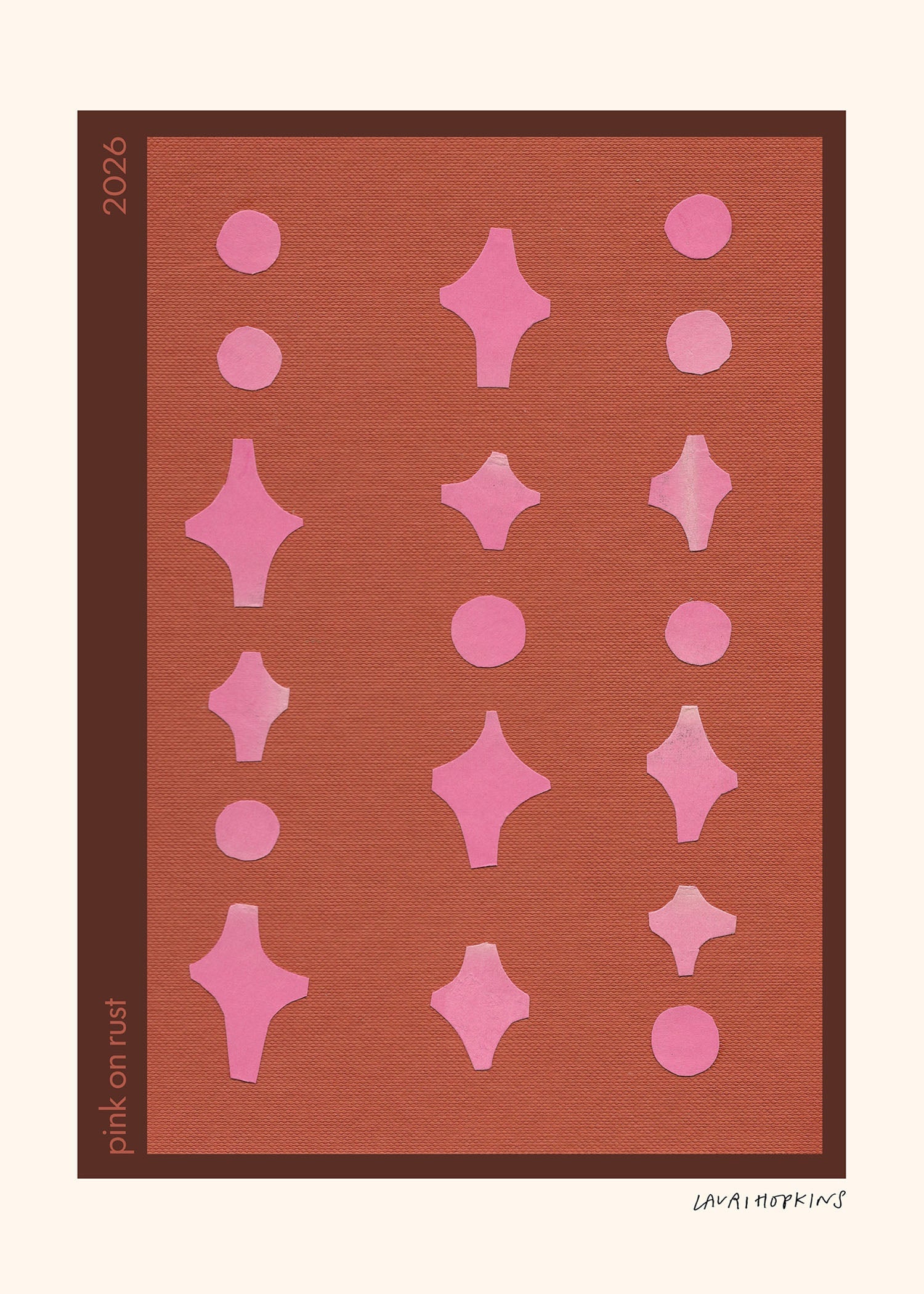 Pink on Rust