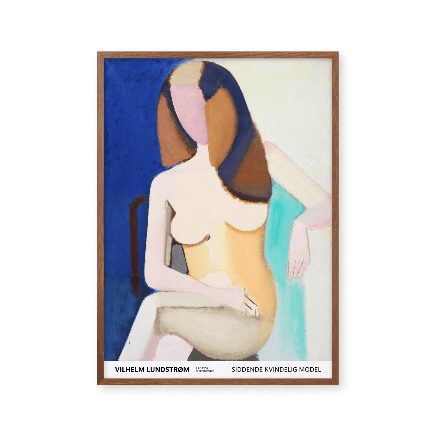 Sitting female model, 1950