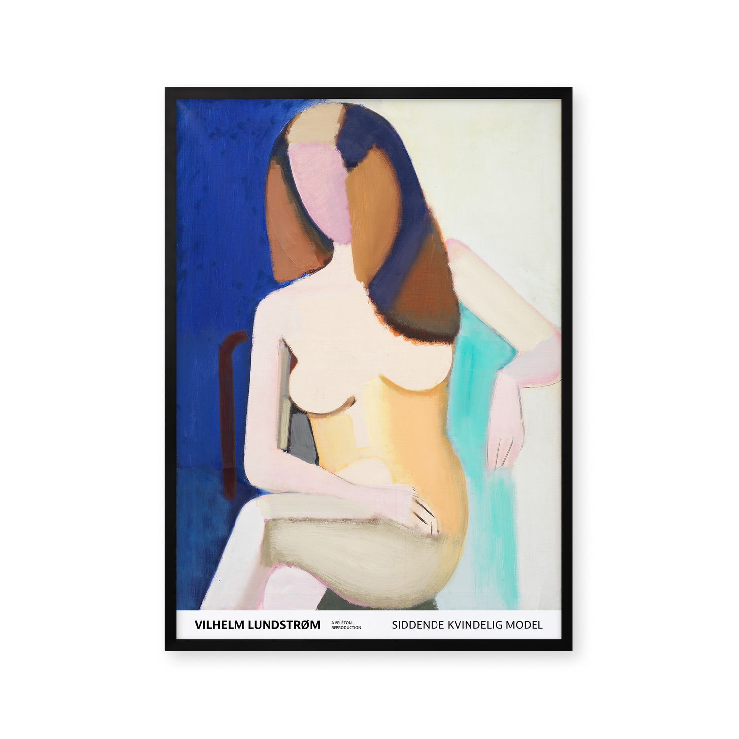 Sitting female model, 1950