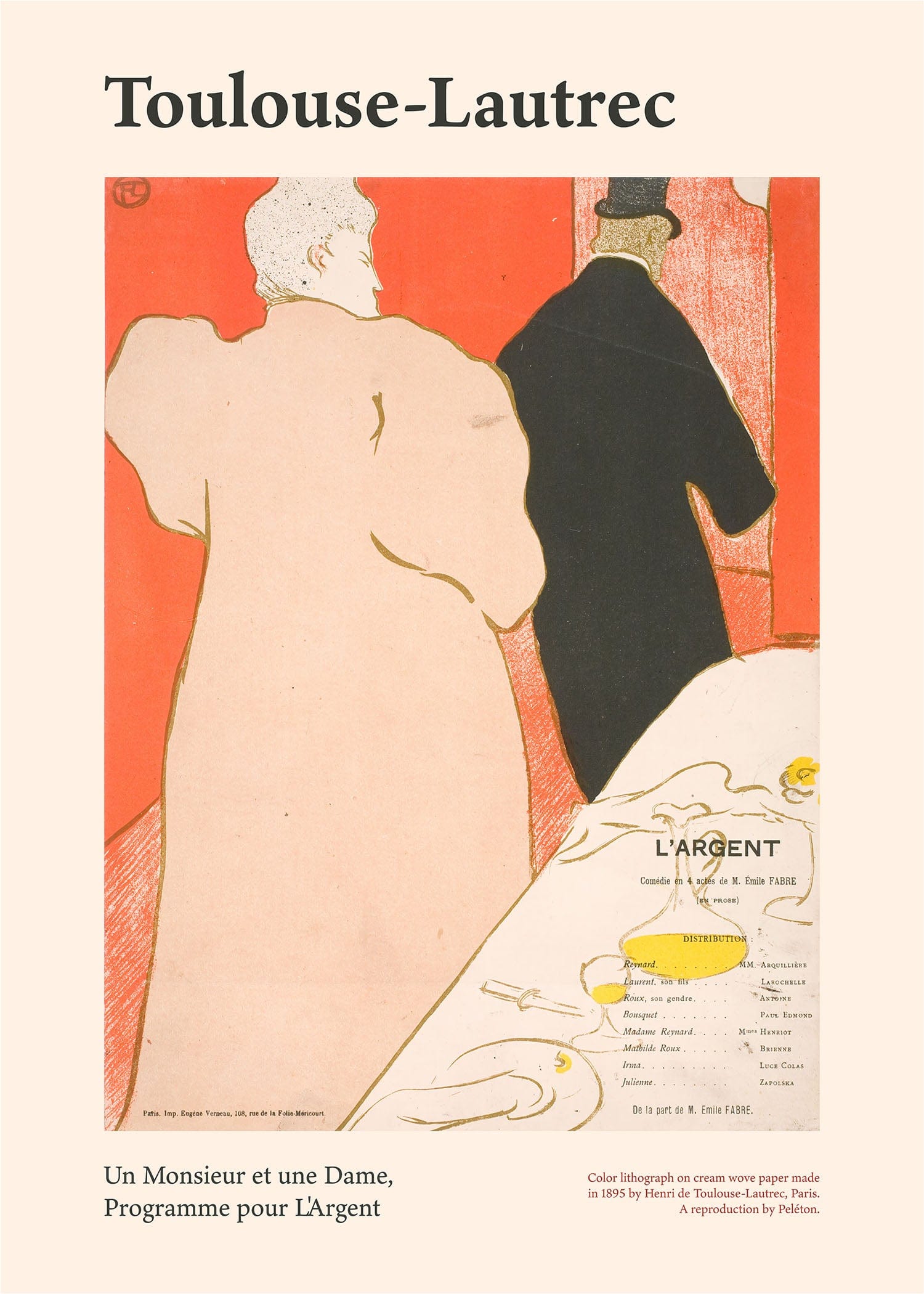 A Gentleman and a Lady, Program for Money