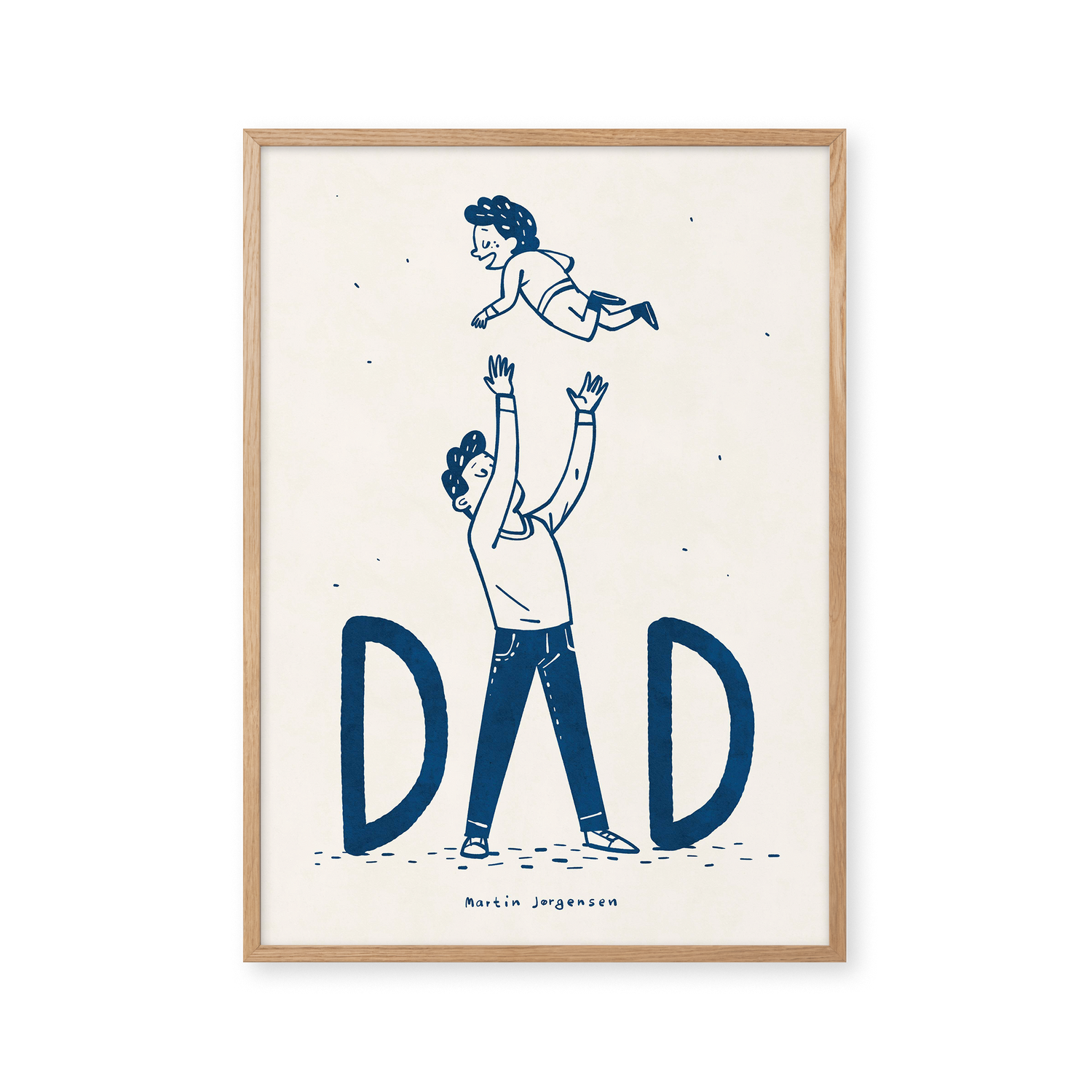 Dad flying