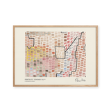 Fertility Tended To – poster by Paul Klee in an oak frame