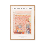 Interior with pink drapes I