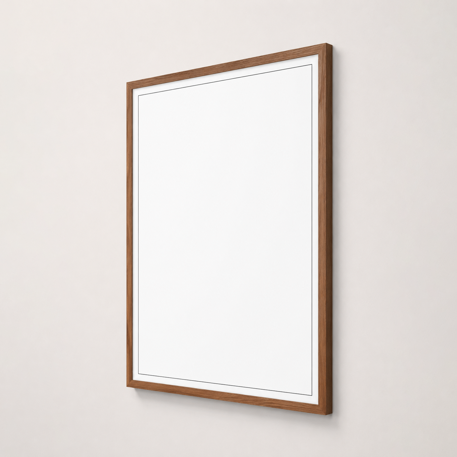 Dark oak frame